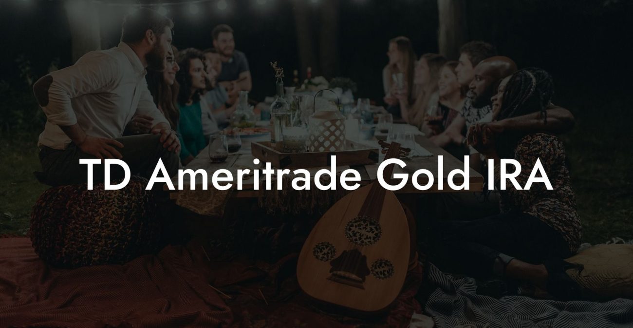 TD Ameritrade Gold IRA Flik Eco