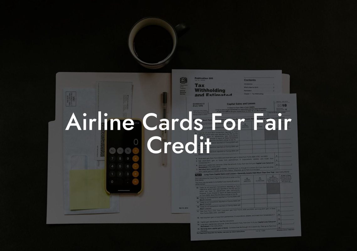 Airline Cards For Fair Credit
