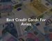Best Credit Cards For Avios