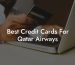 Best Credit Cards For Qatar Airways