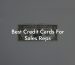 Best Credit Cards For Sales Reps