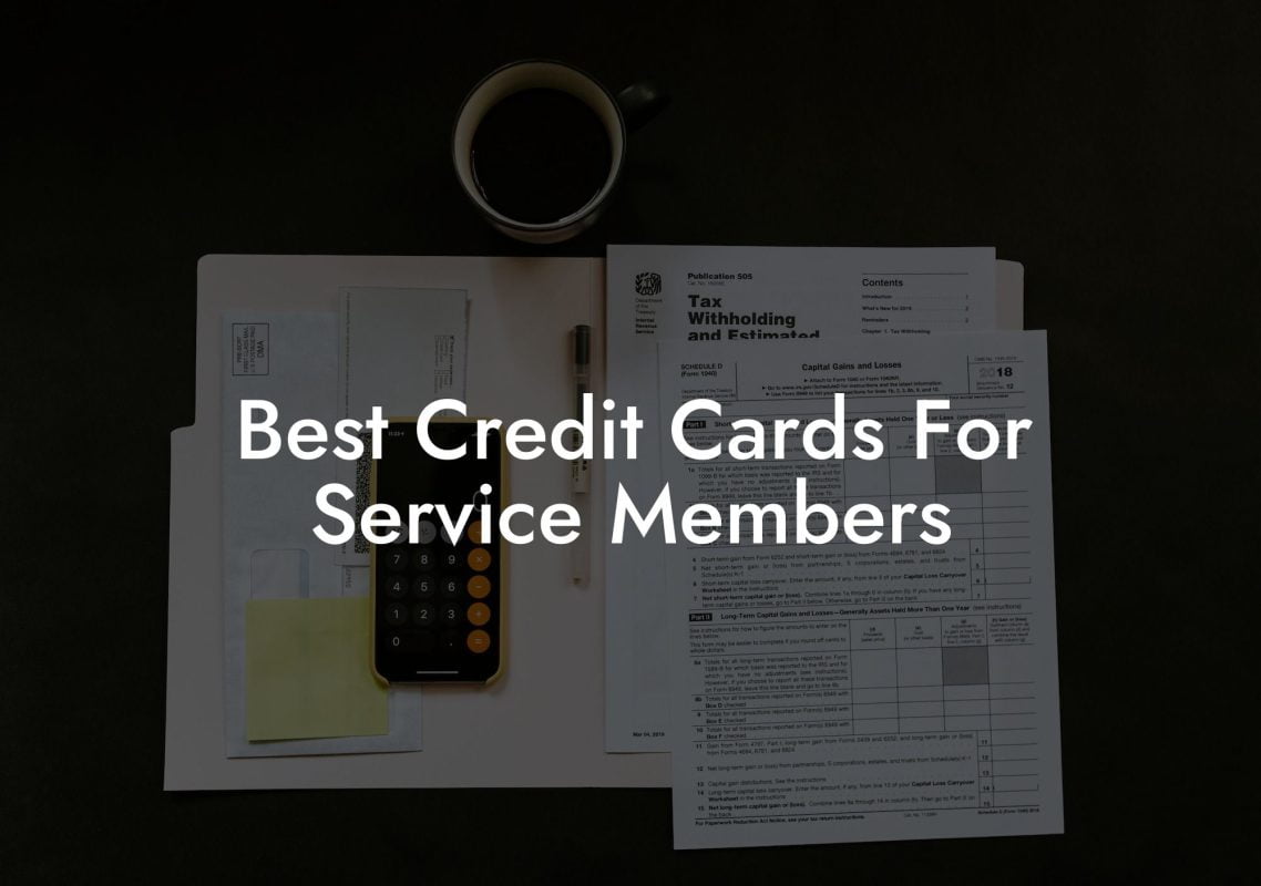 Best Credit Cards For Service Members