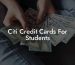 Citi Credit Cards For Students