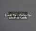 Credit Card Codes For Declined Cards