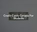 Credit Cards Canada For Students