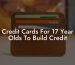 Credit Cards For 17 Year Olds To Build Credit
