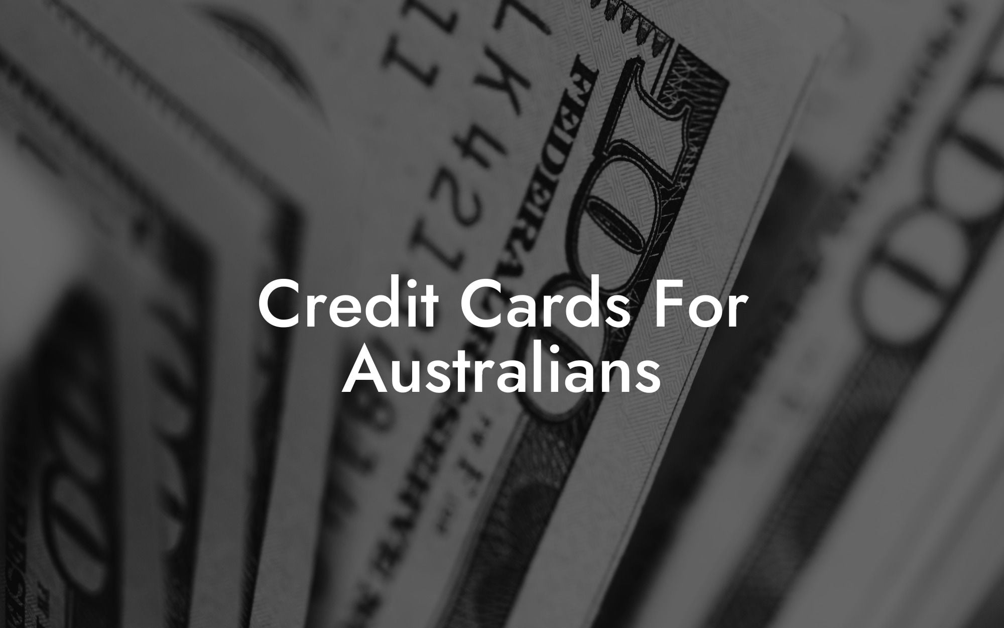 Credit Cards For Australians