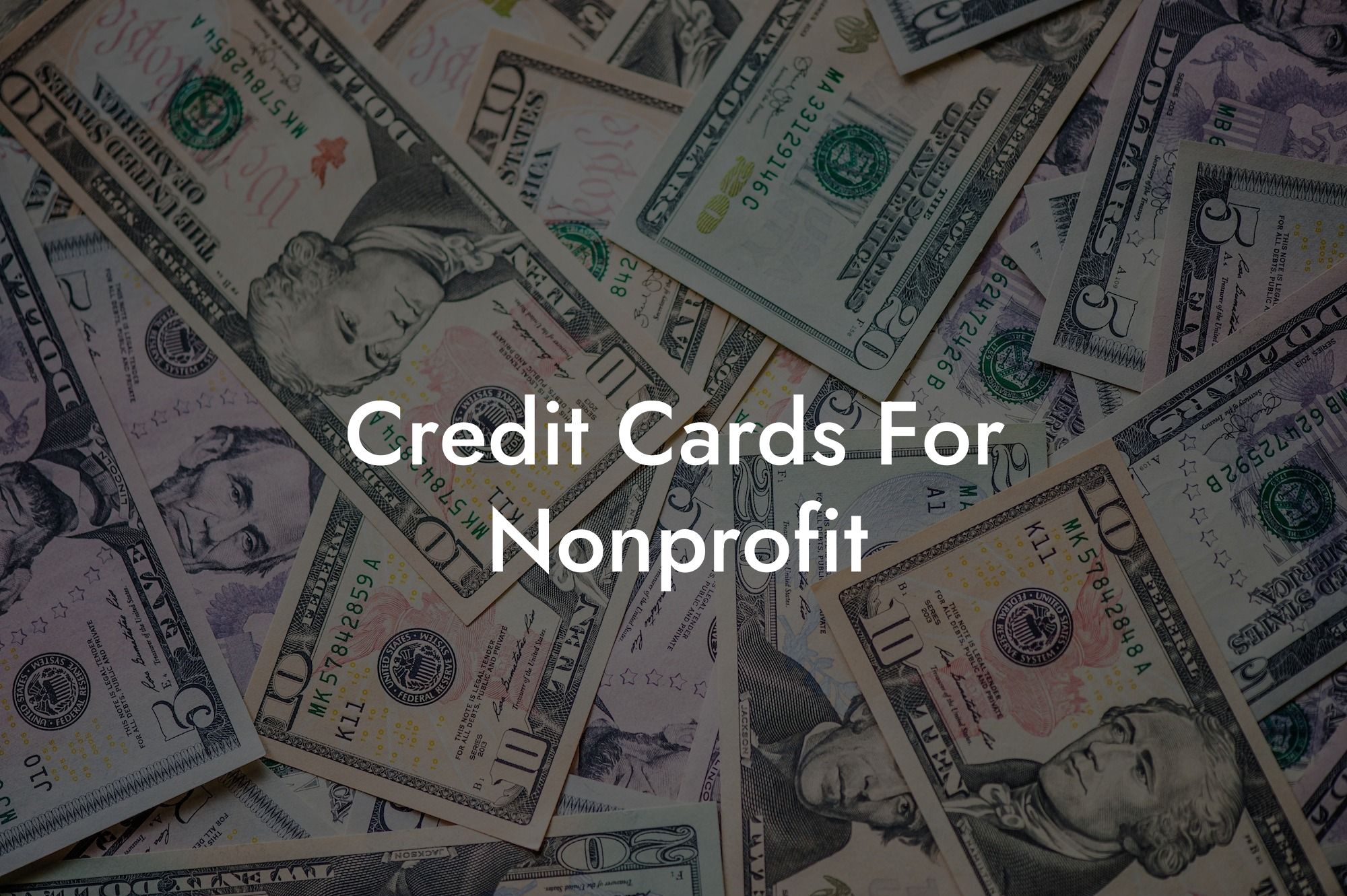 Credit Cards For Nonprofit