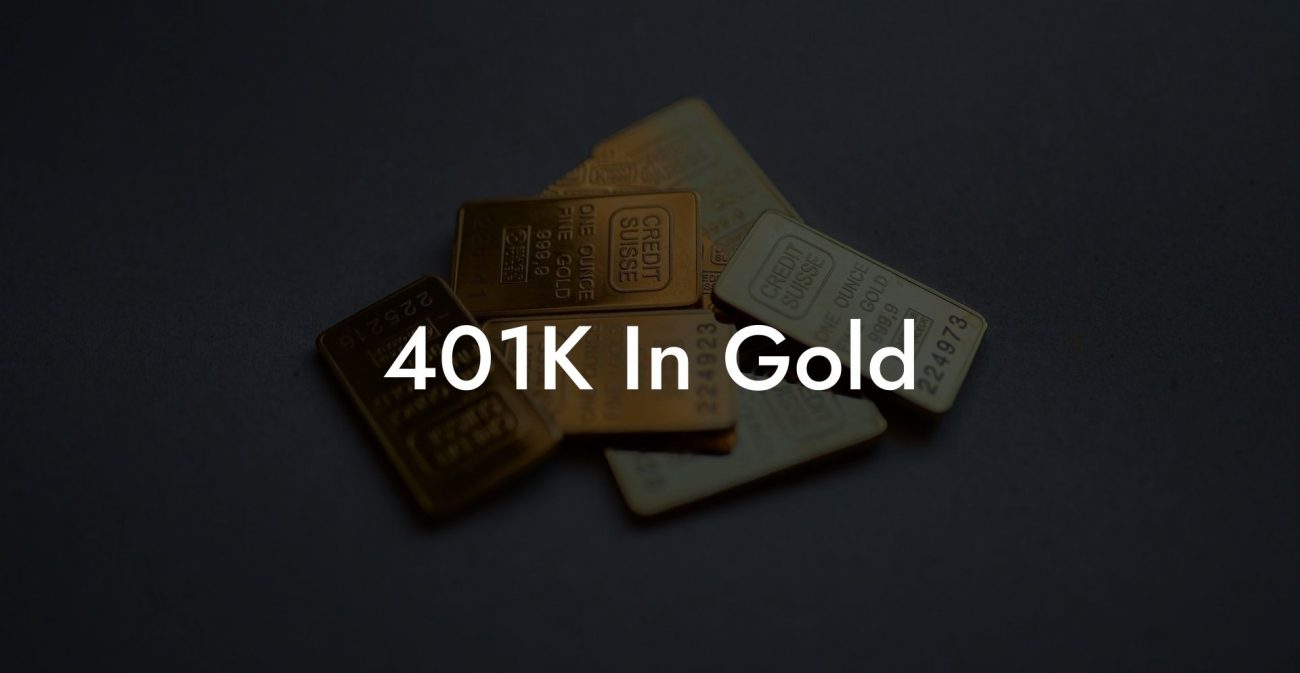 401K In Gold