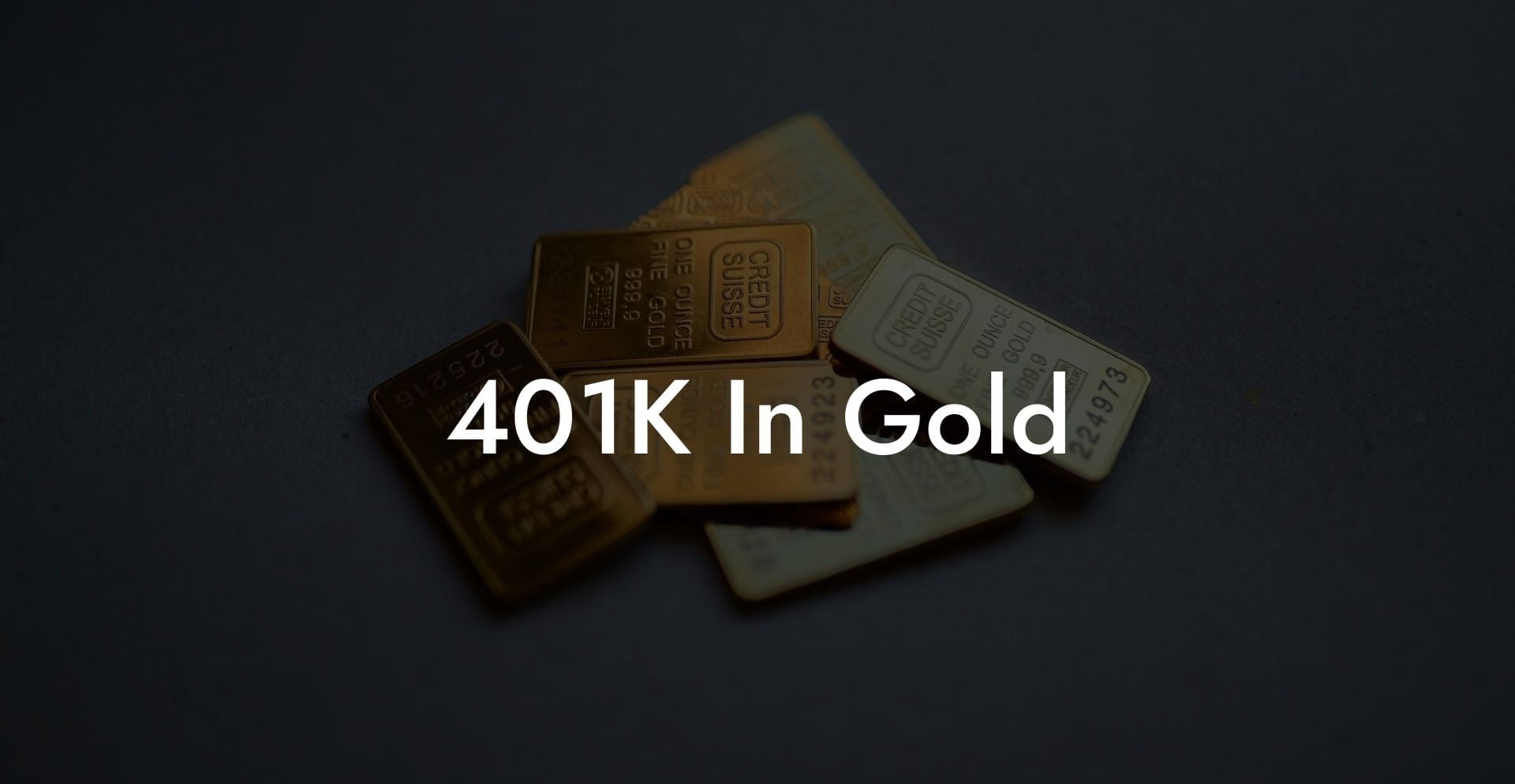 401K In Gold