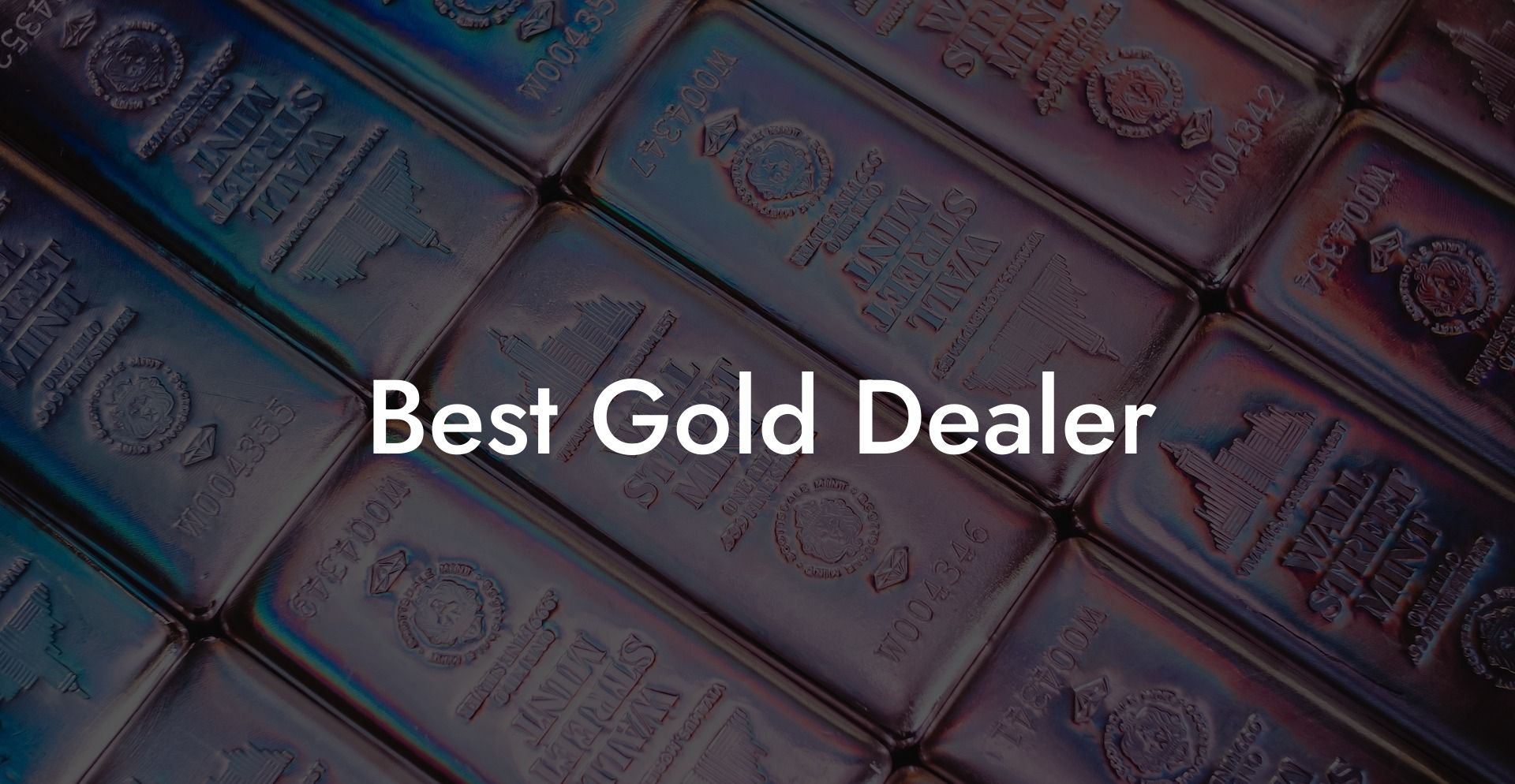 Best Gold Dealer