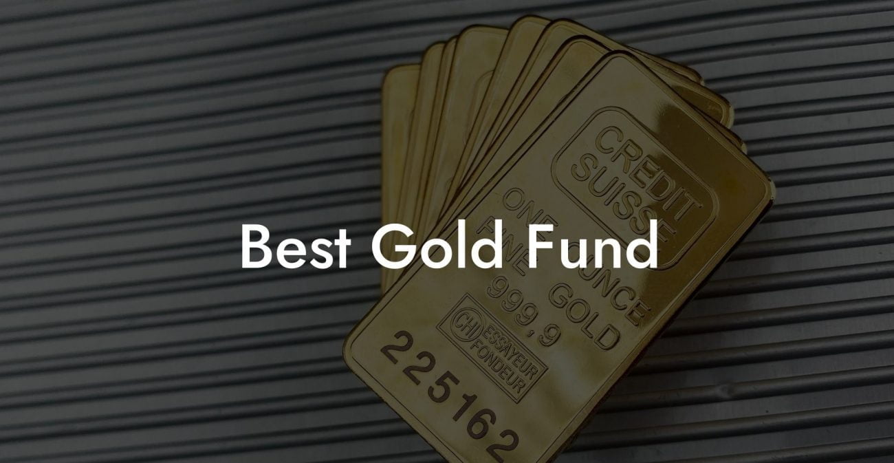 Best Gold Fund
