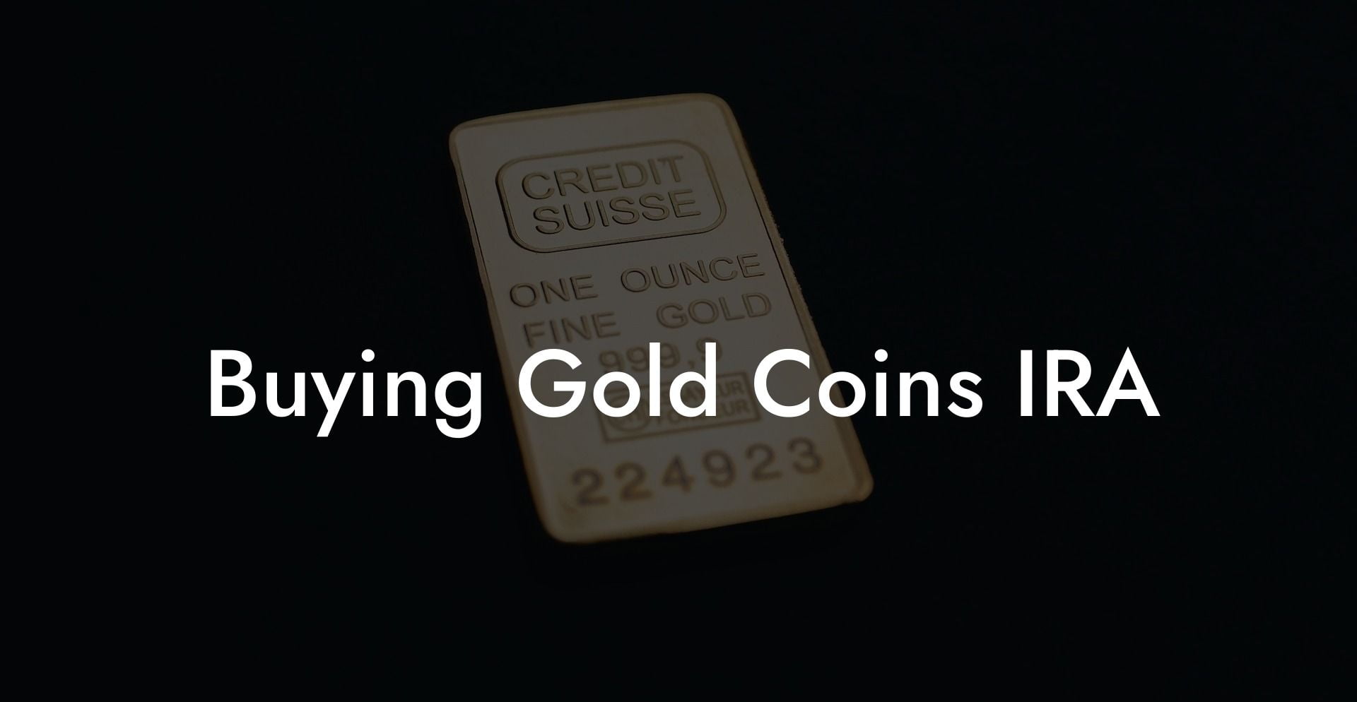 Buying Gold Coins IRA Flik Eco