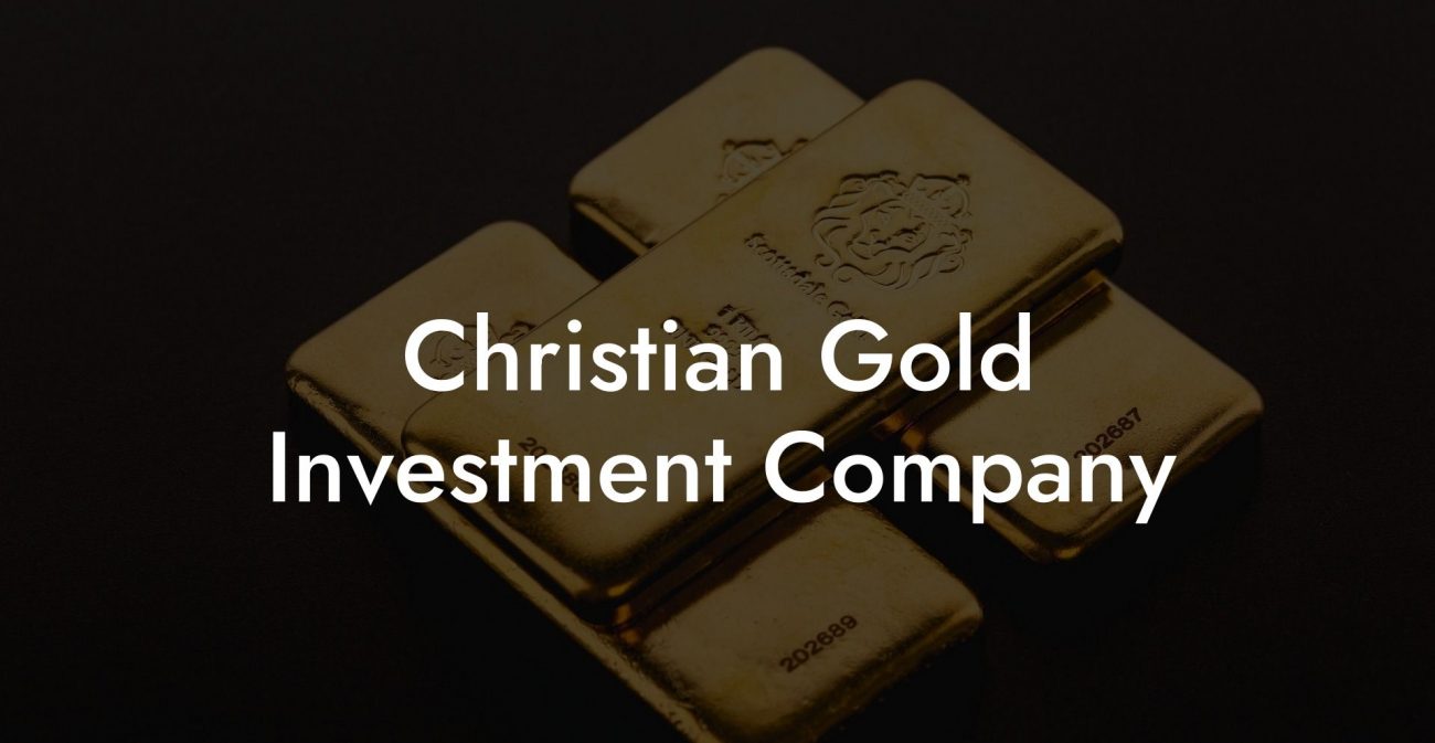 Christian Gold Investment Company