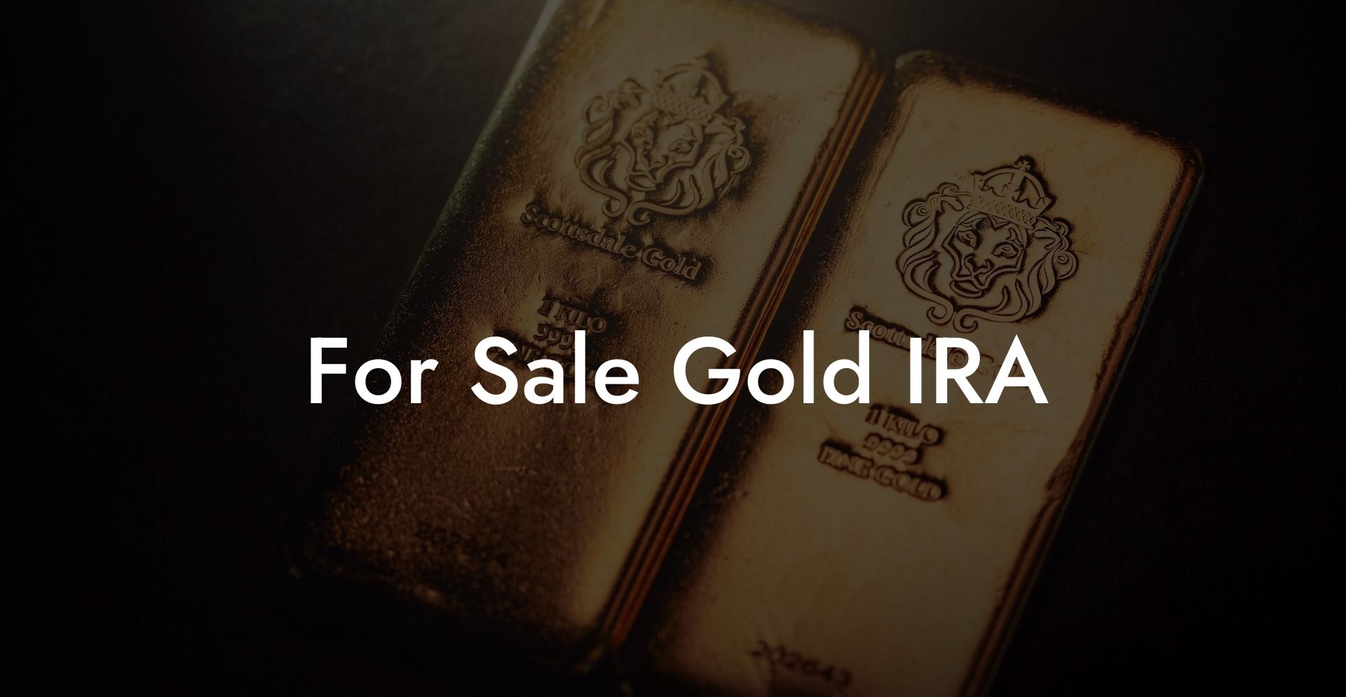 For Sale Gold IRA