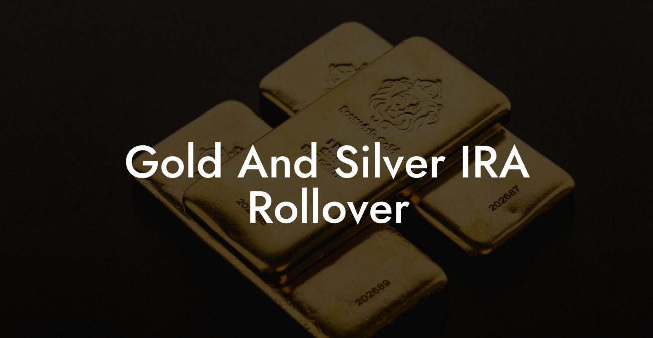 Gold And Silver Ira Rollover - Flik Eco