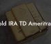 Gold IRA TD Ameritrade