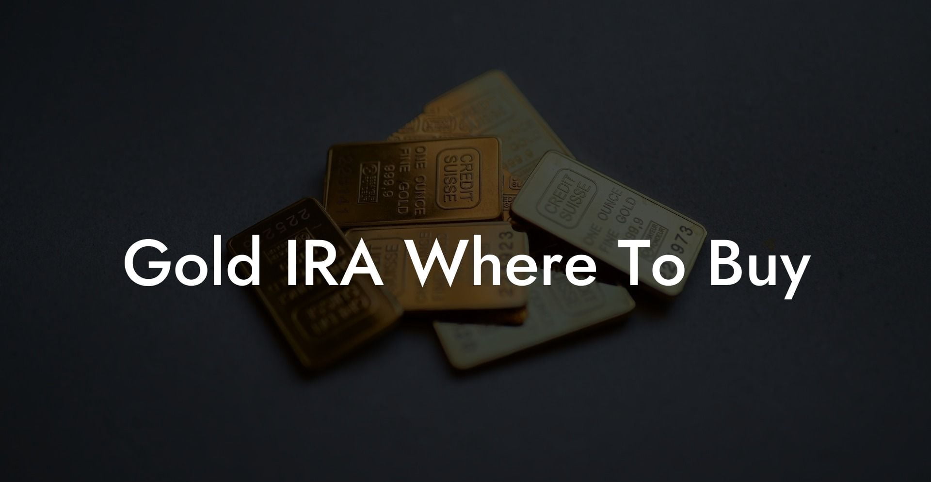 Gold IRA Where To Buy
