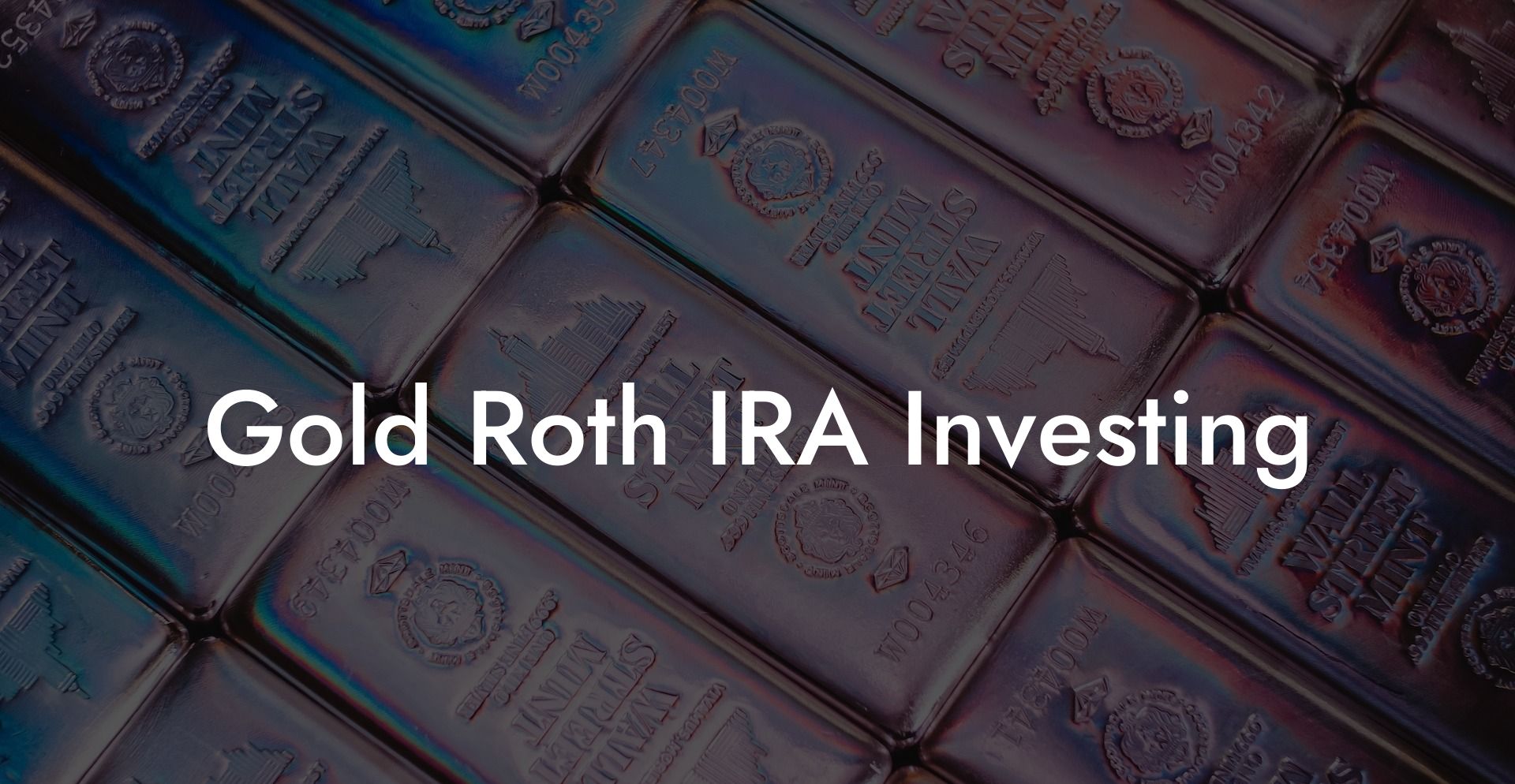 Gold Roth IRA Investing