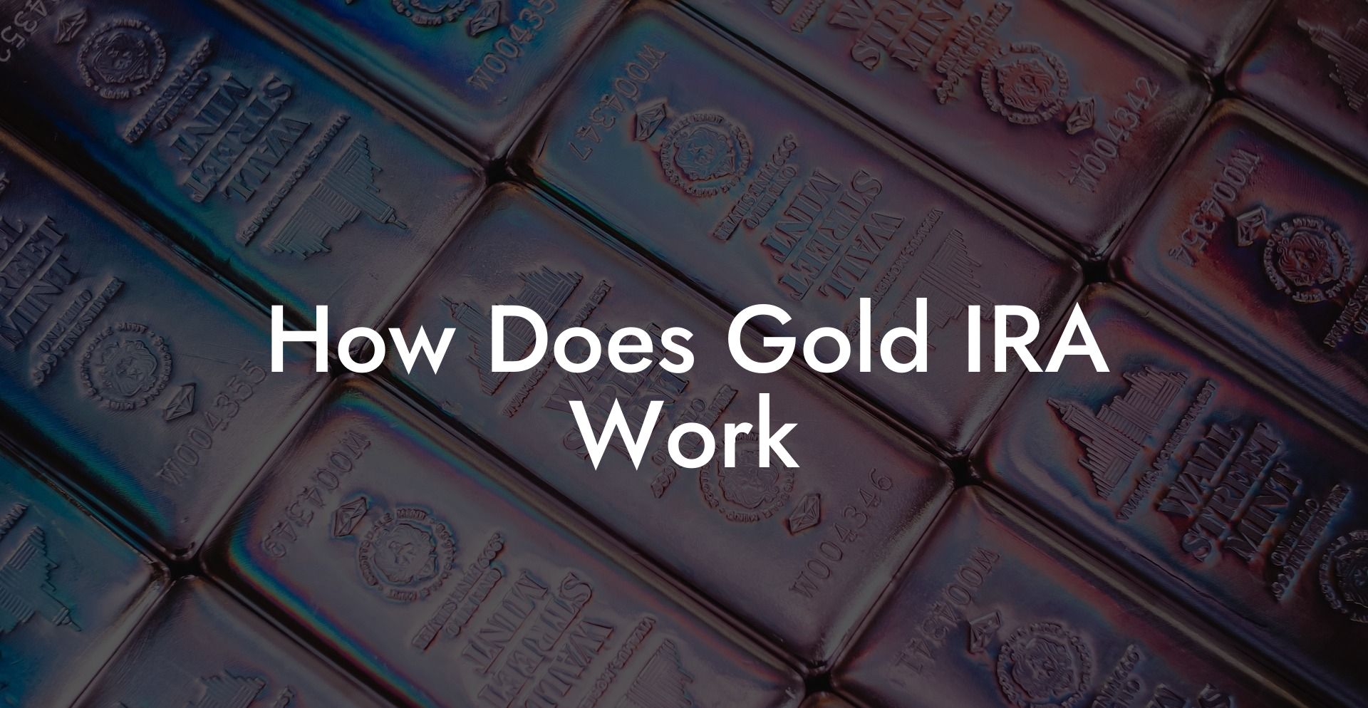 How Does Gold IRA Work