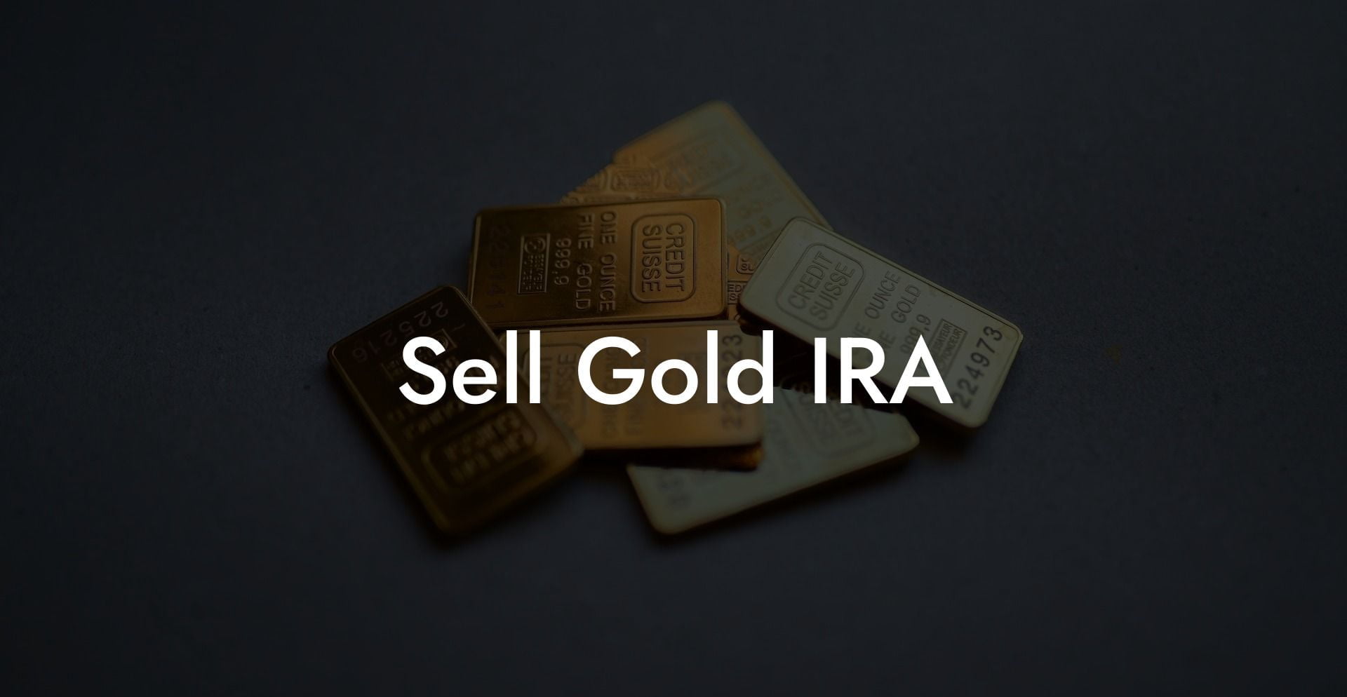 Sell Gold IRA