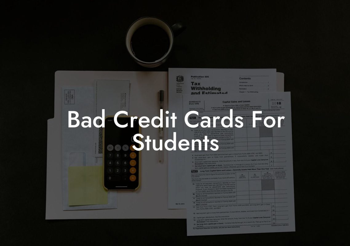 Bad Credit Cards For Students