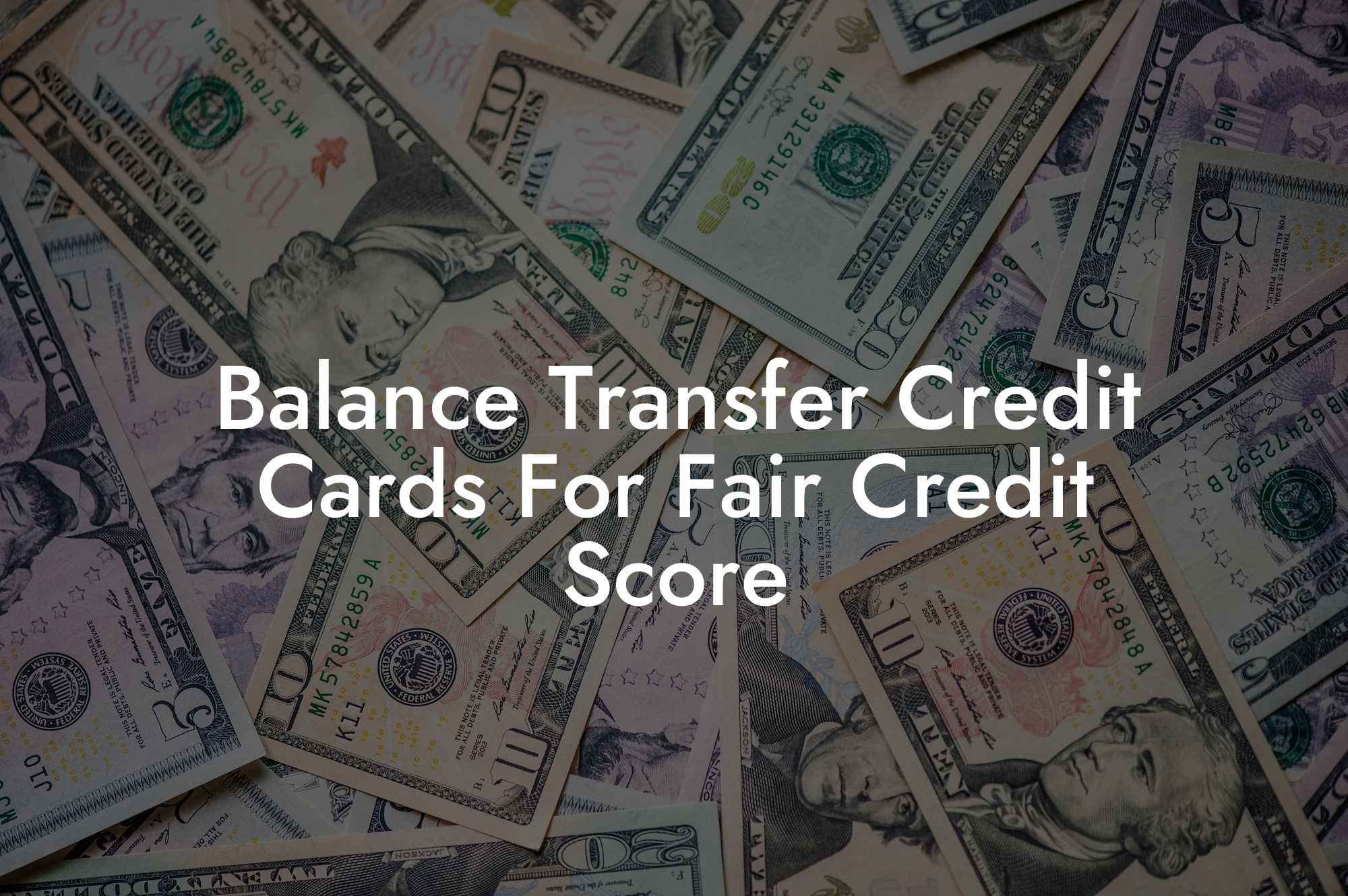 Balance Transfer Credit Cards For Fair Credit Score Flik Eco