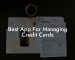 Best App For Managing Credit Cards