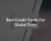Best Credit Cards For Global Entry