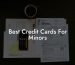 Best Credit Cards For Minors