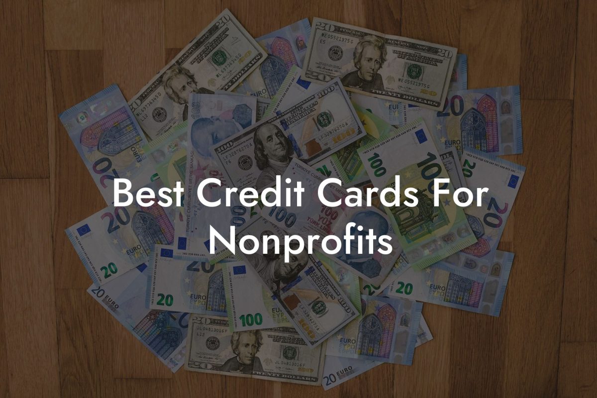 Best Credit Cards For Nonprofits