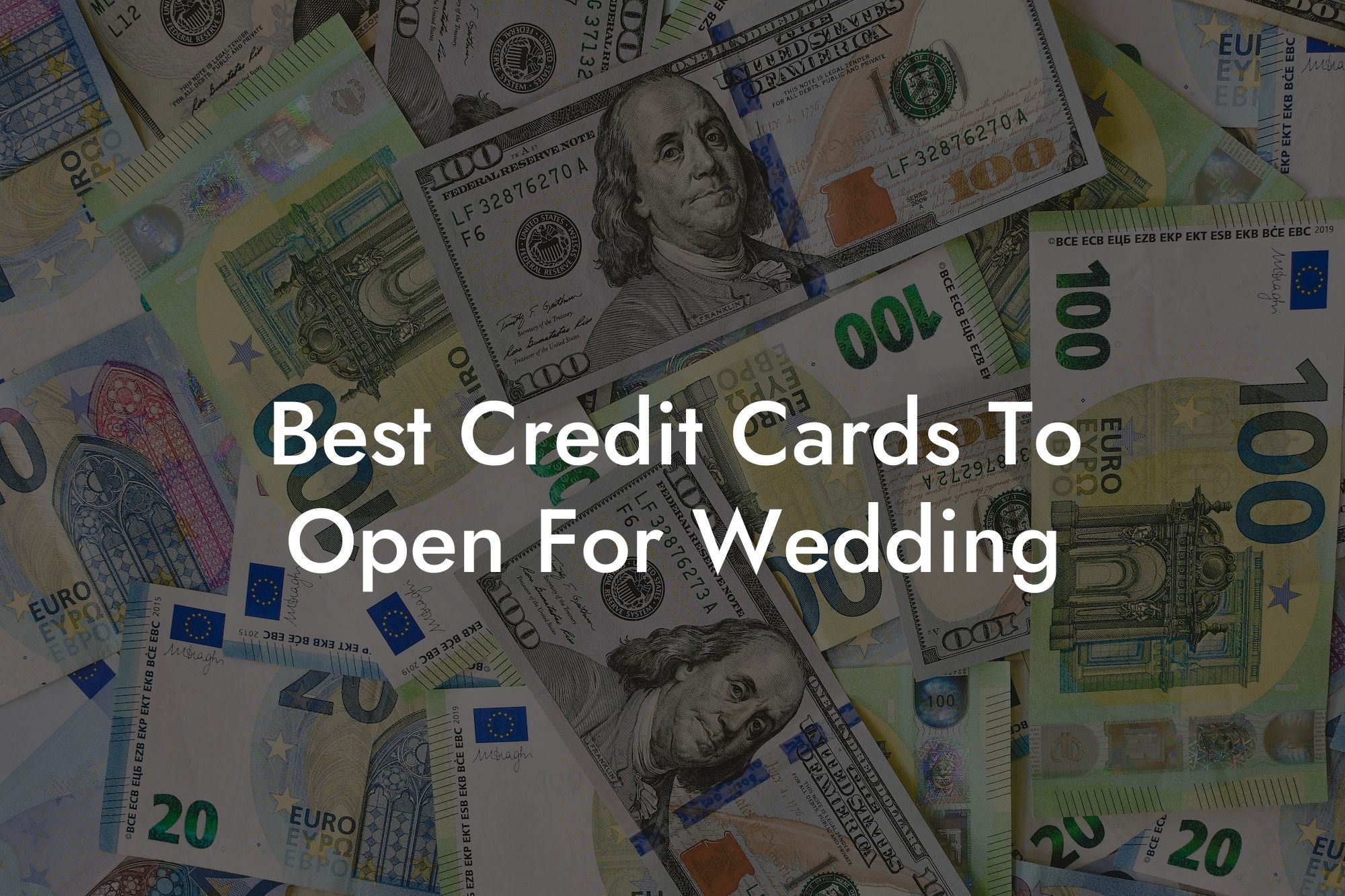 Best Credit Cards To Open For Wedding