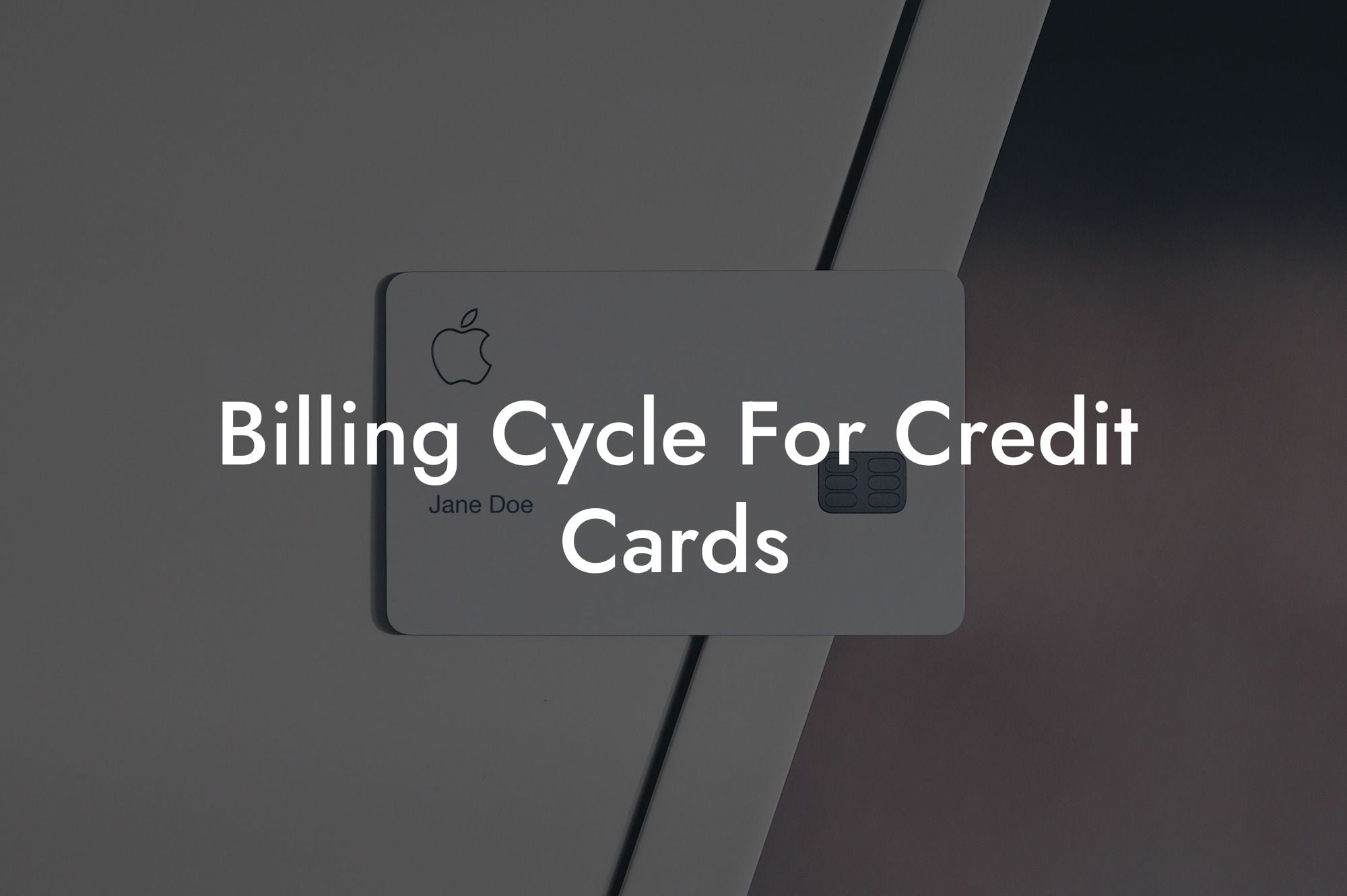 Billing Cycle For Credit Cards