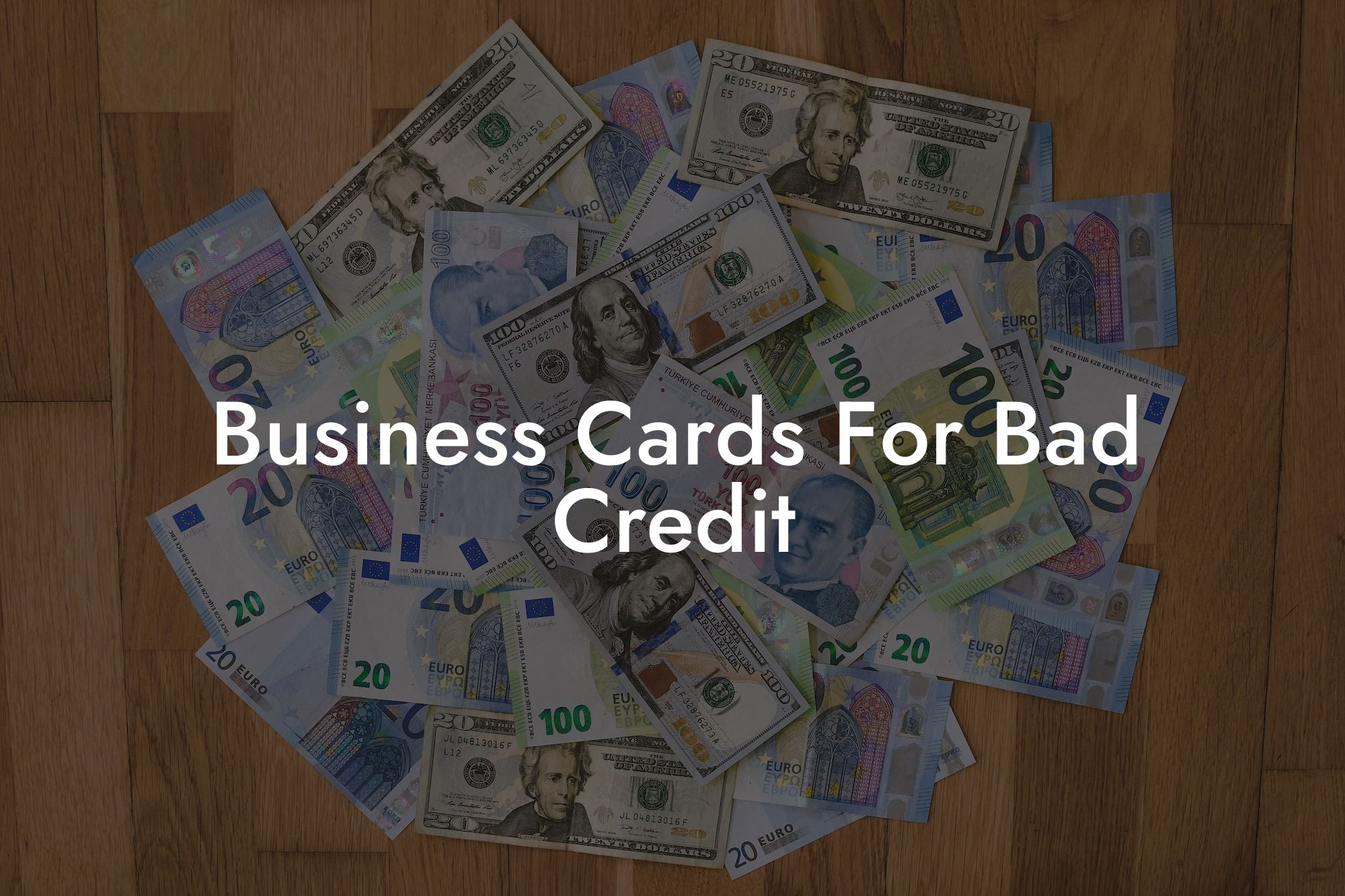 Business Cards For Bad Credit