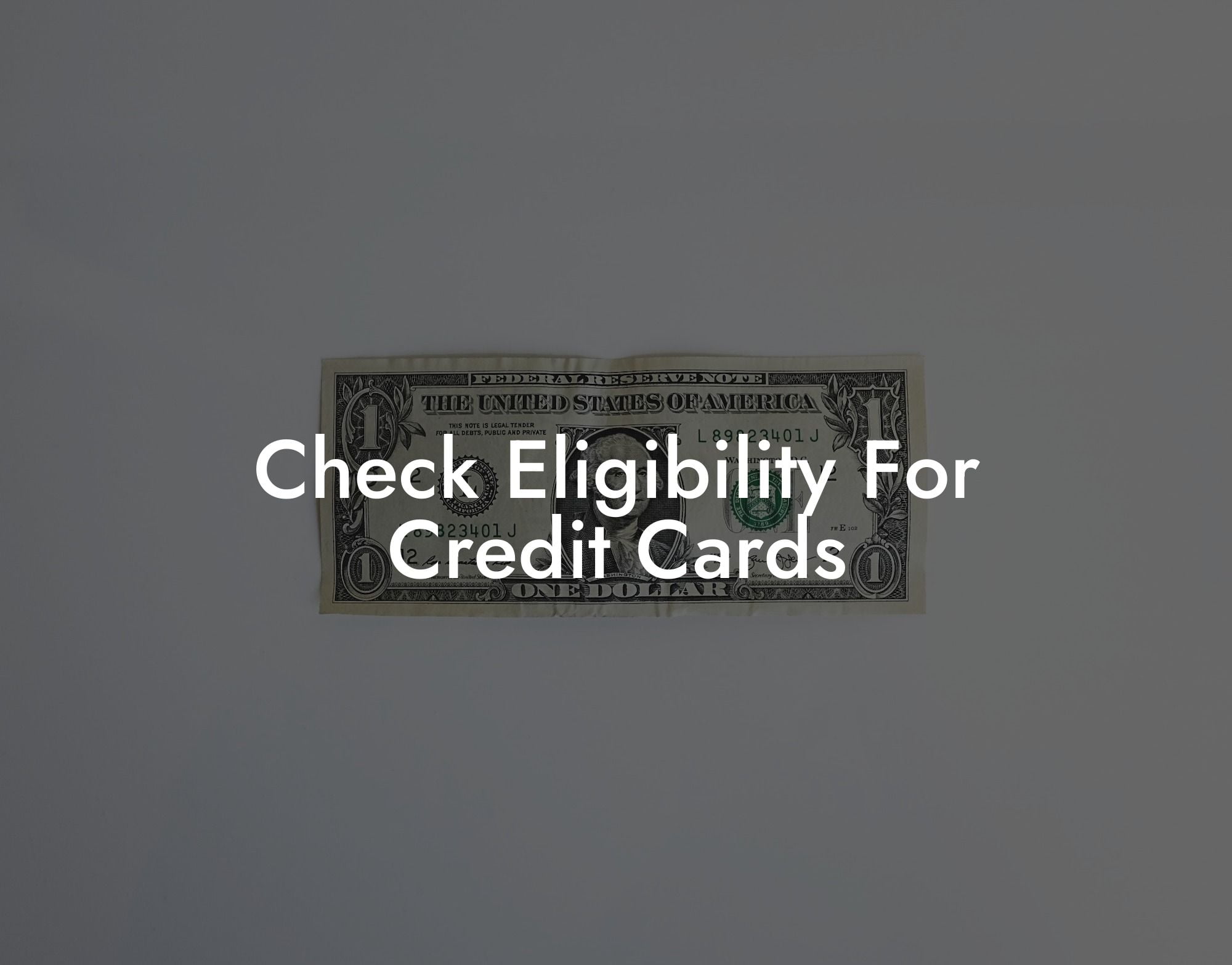 Check Eligibility For Credit Cards