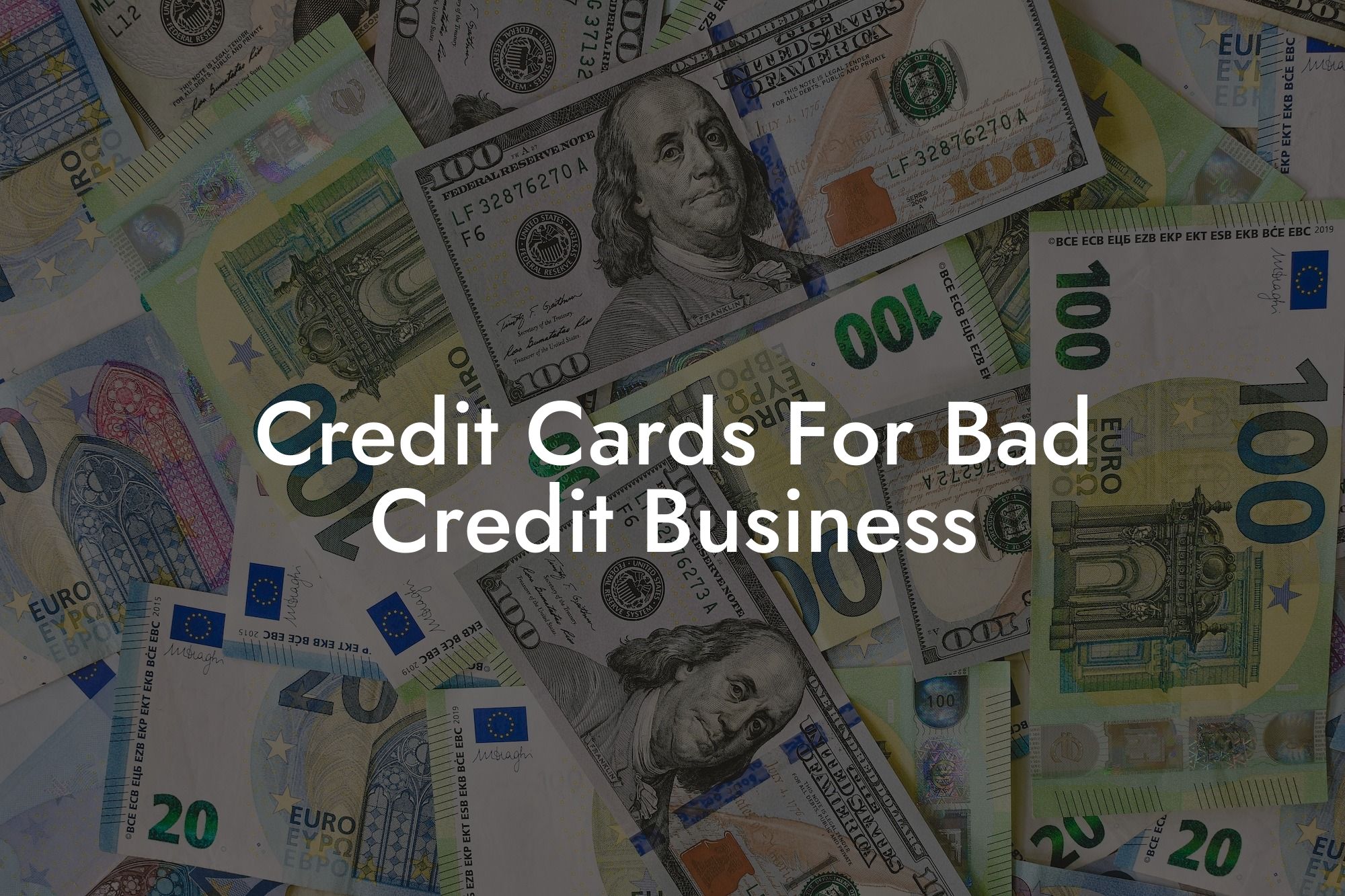Credit Cards For Bad Credit Business