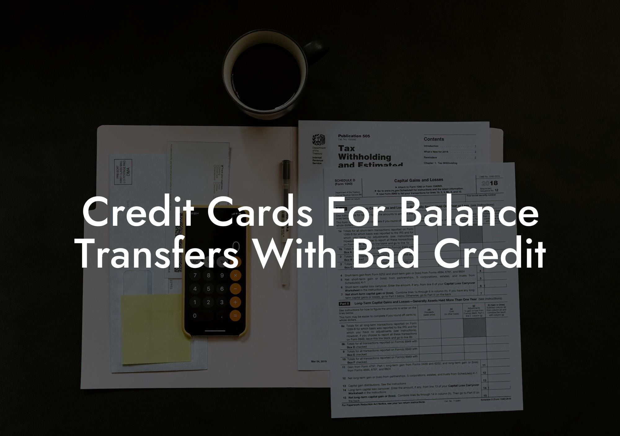 Credit Cards For Balance Transfers With Bad Credit