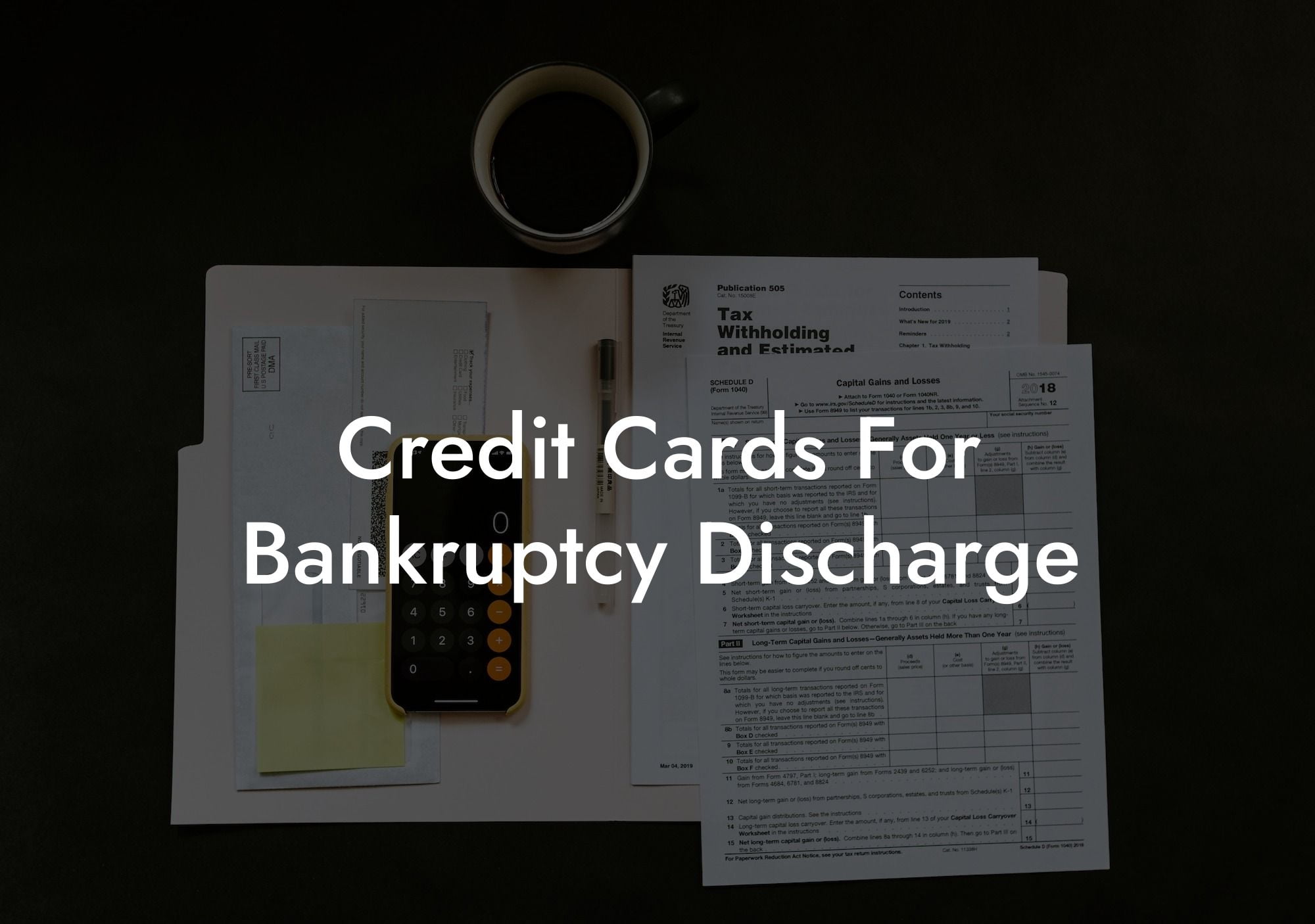 Credit Cards For Bankruptcy Discharge