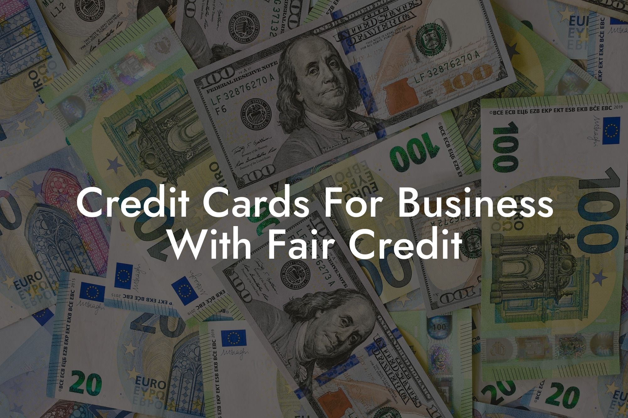 Credit Cards For Business With Fair Credit
