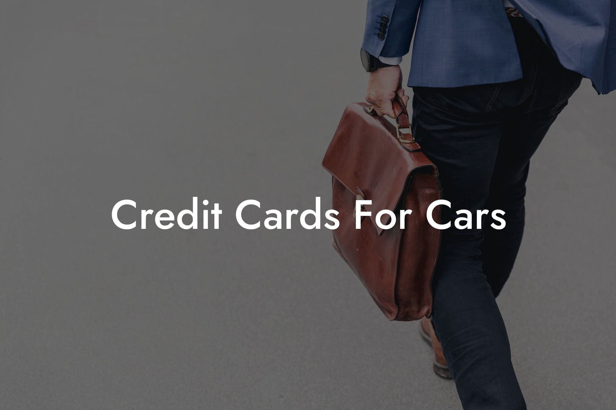 Credit Cards For Cars