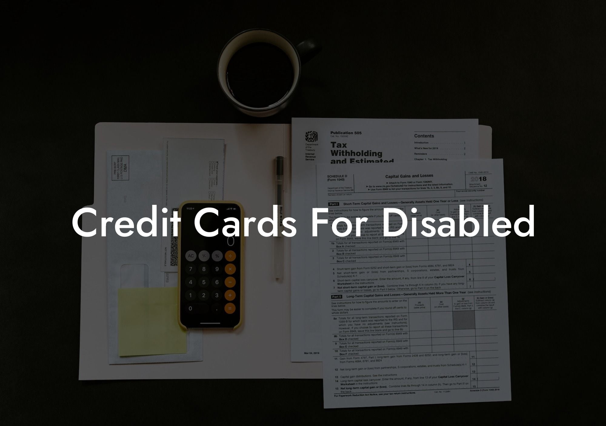 Credit Cards For Disabled