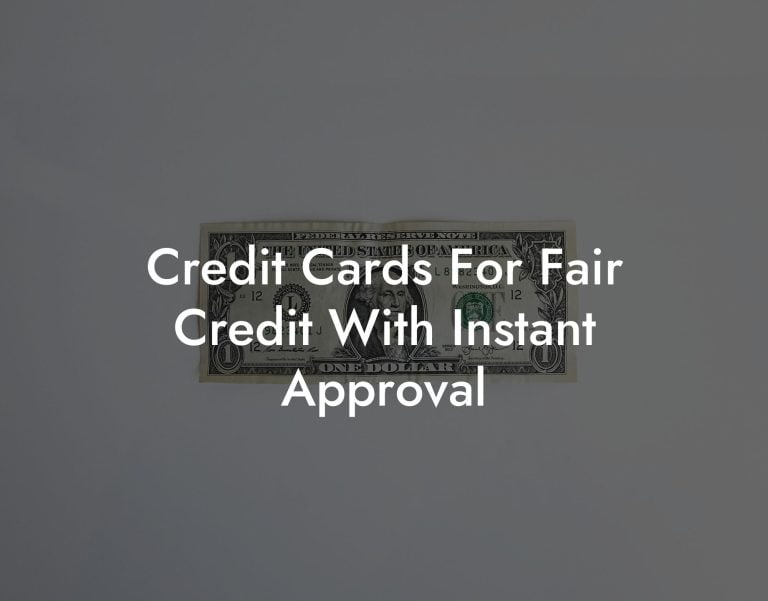 Credit cards for fair credit with instant approval flik eco