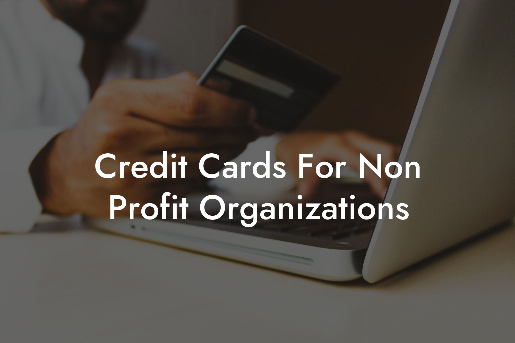 Credit Cards For Non Profit Organizations