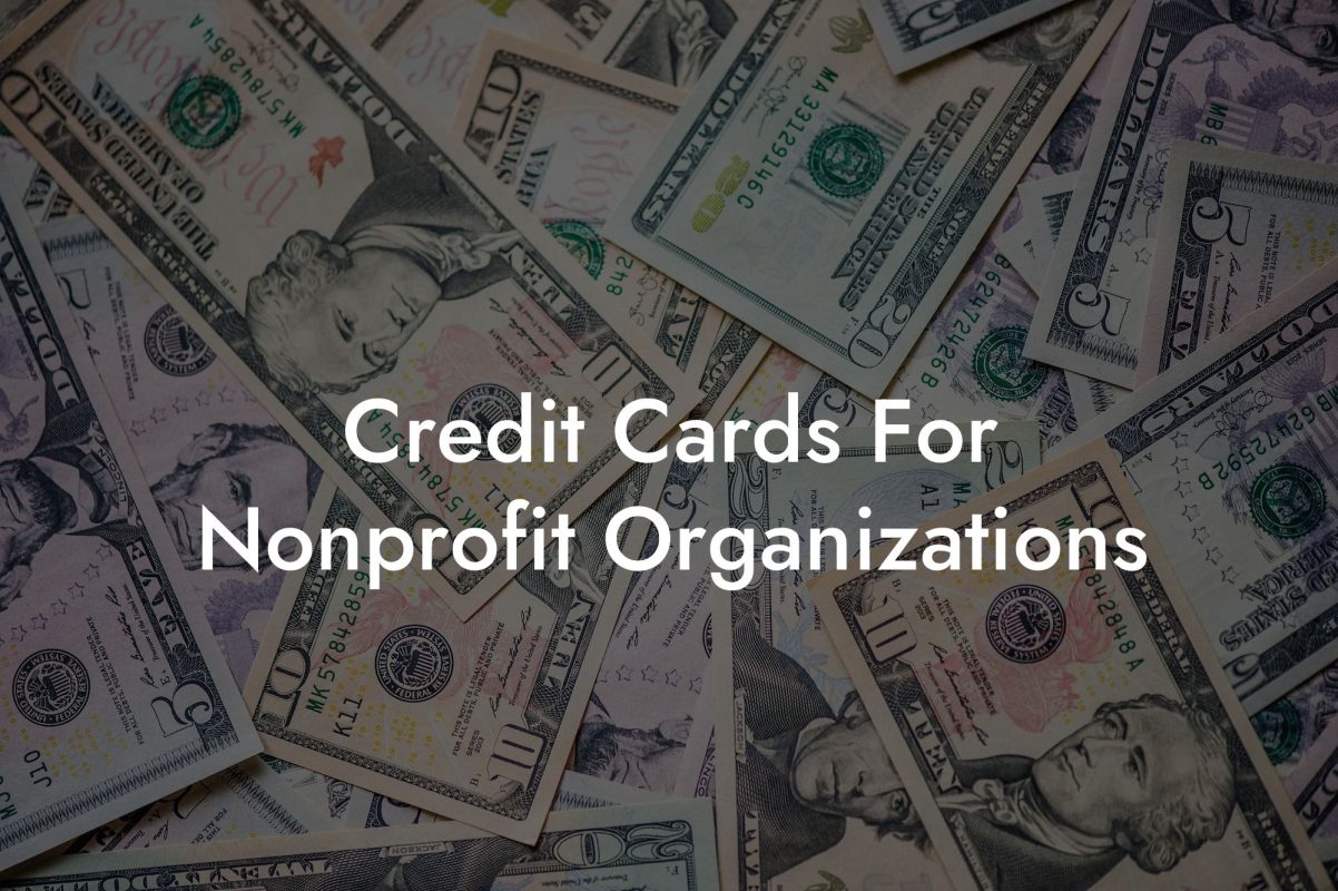 Credit Cards For Nonprofit Organizations