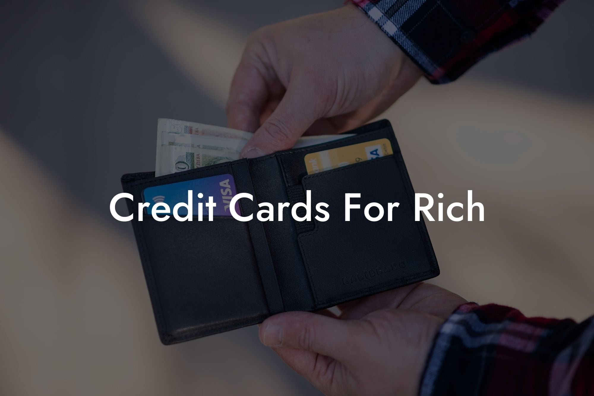 Credit Cards For Rich