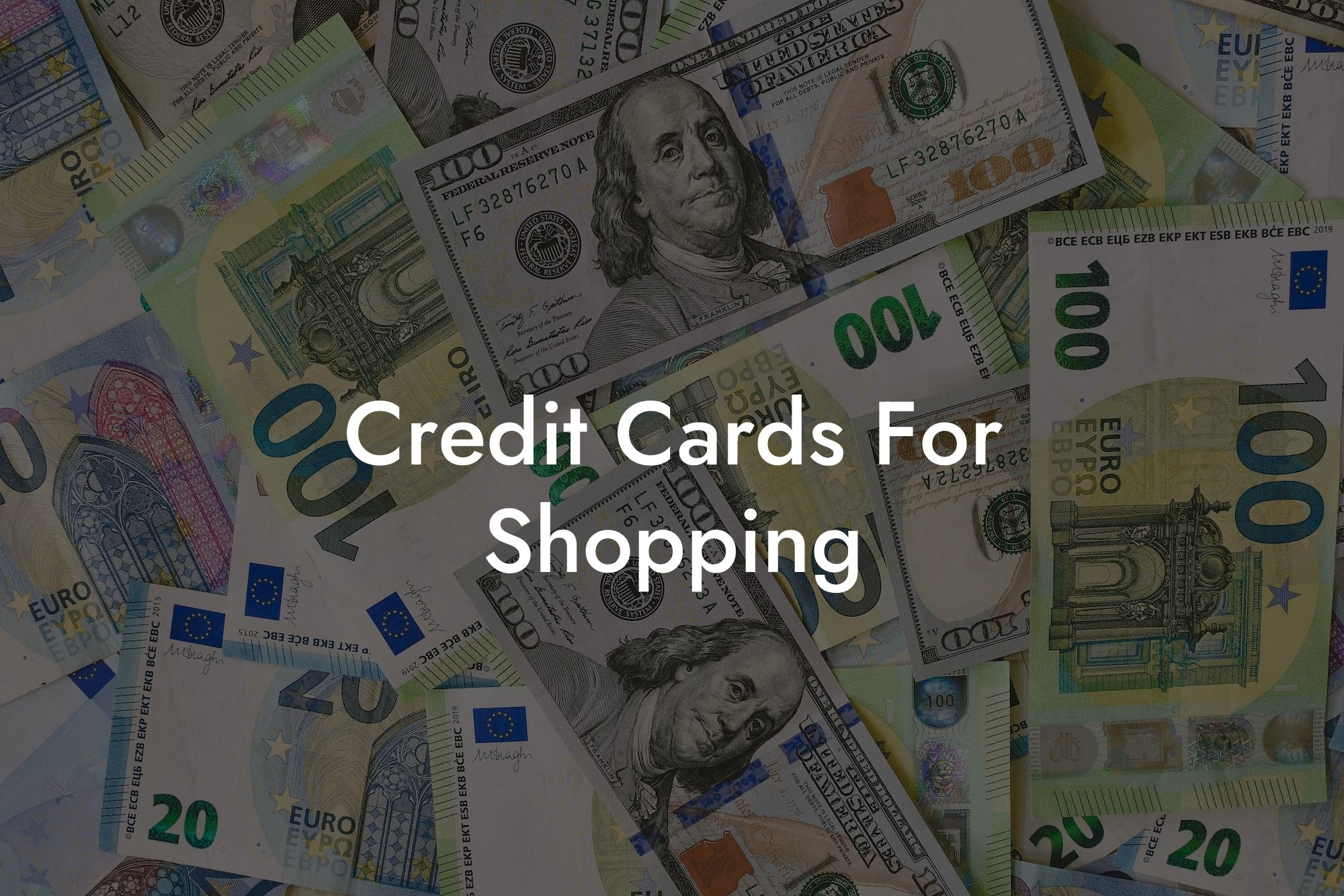 Credit Cards For Shopping