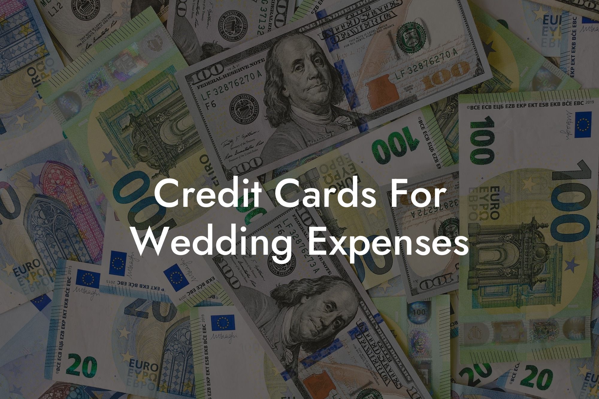 Credit Cards For Wedding Expenses