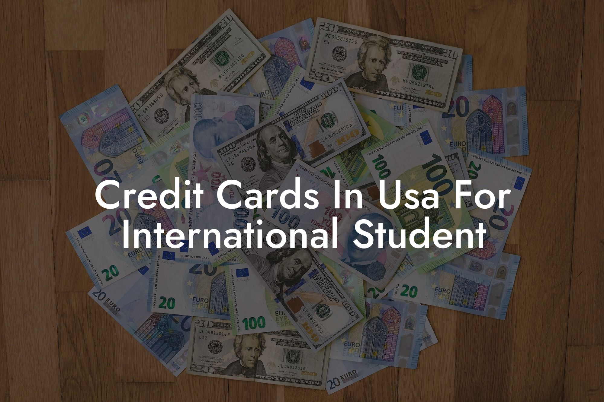 Credit Cards In Usa For International Student