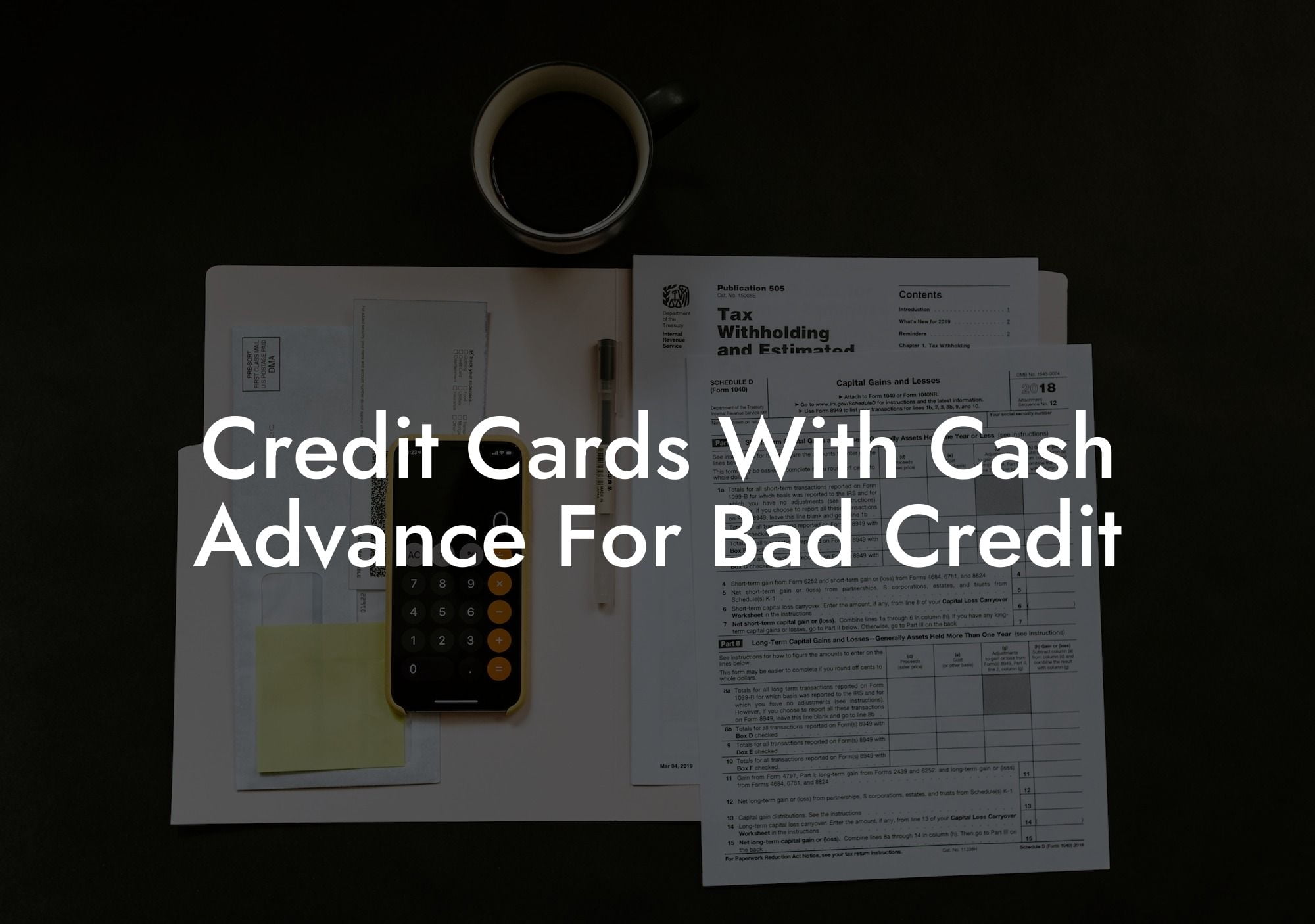 Credit Cards With Cash Advance For Bad Credit