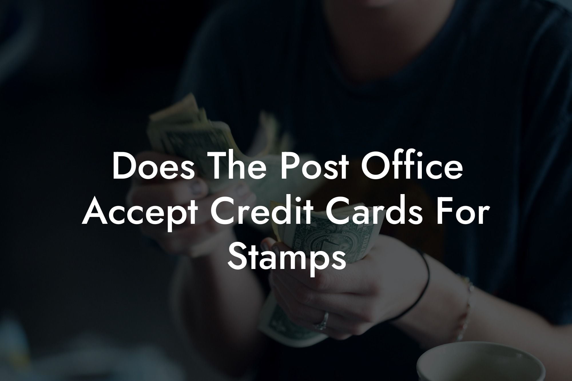 Does The Post Office Accept Credit Cards For Stamps